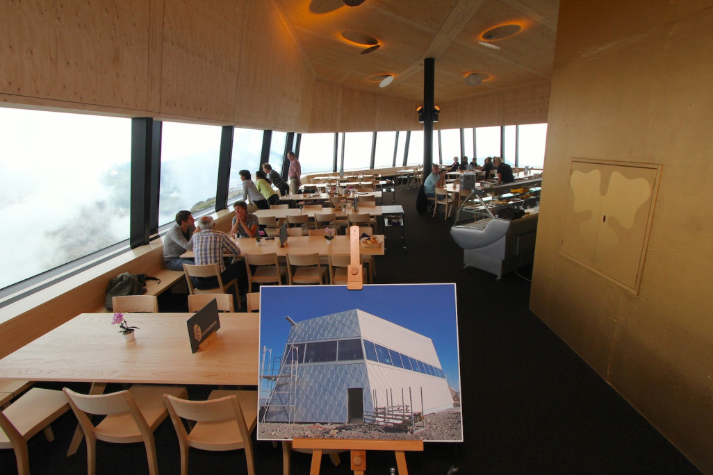 Restaurant du sommet du Weisshorn, Arosa, intérieur