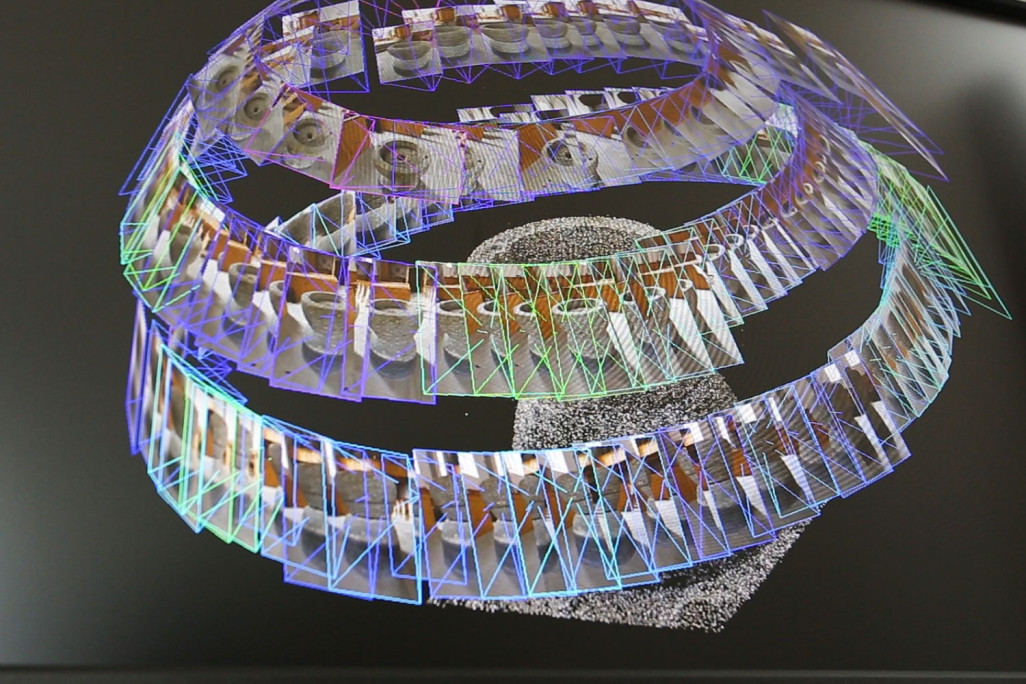 Église de Scharans, graphique prise de vue photogrammétrique