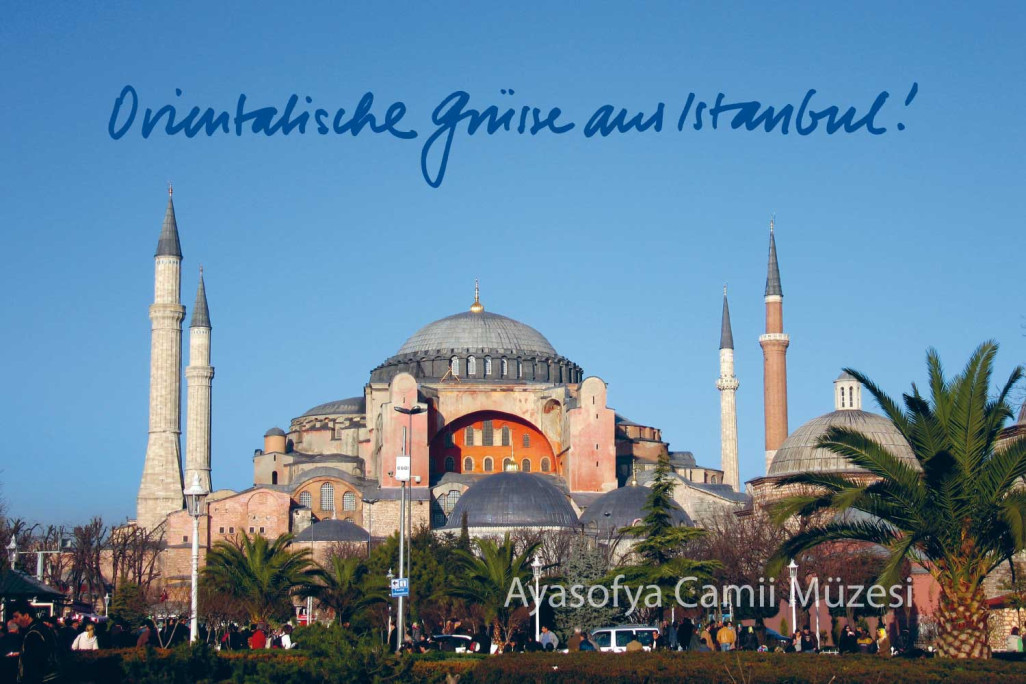 Carte postale Sainte-Sophie Istanbul