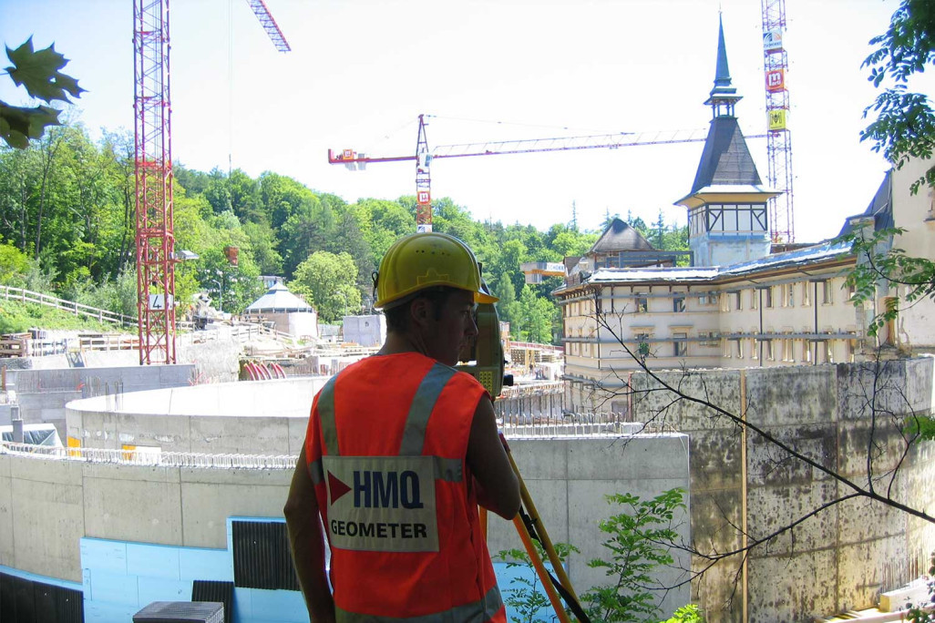 Mesure du bâtiment Dolder Grand Hotel
