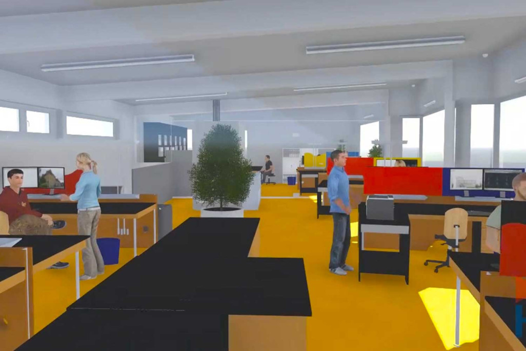 Relevé du bâtiment HMQ AG Modélisation 3D