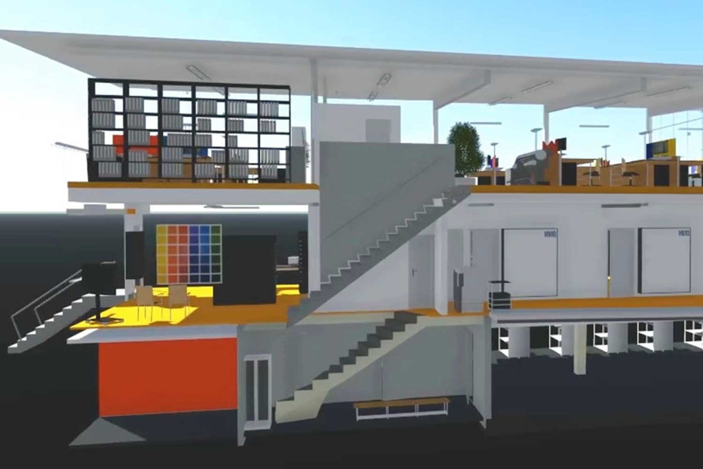 Relevé du bâtiment HMQ AG Modélisation 3D