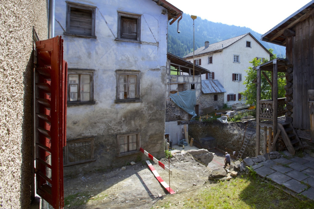 Valendas Engihuus, relevé du bâtiment HMQ AG