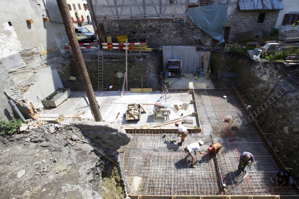 Valendas Engihuus, relevé du bâtiment HMQ AG