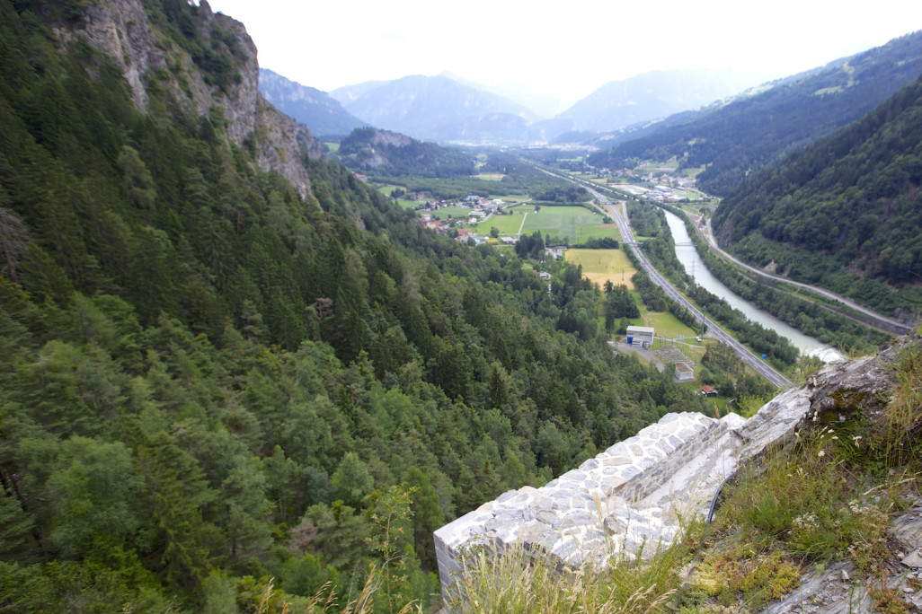 Château de Hochjuvalt, relevé du bâtiment, ruines du château, Rothenbrunnen
