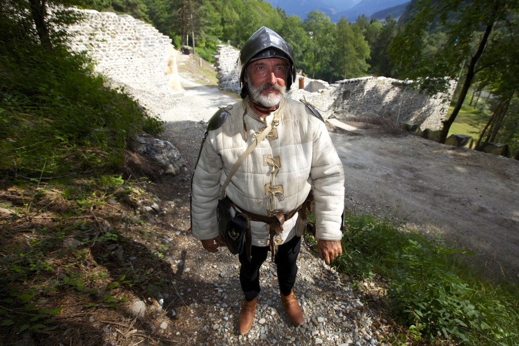 Château de Hochjuvalt, relevé du bâtiment, écuyer