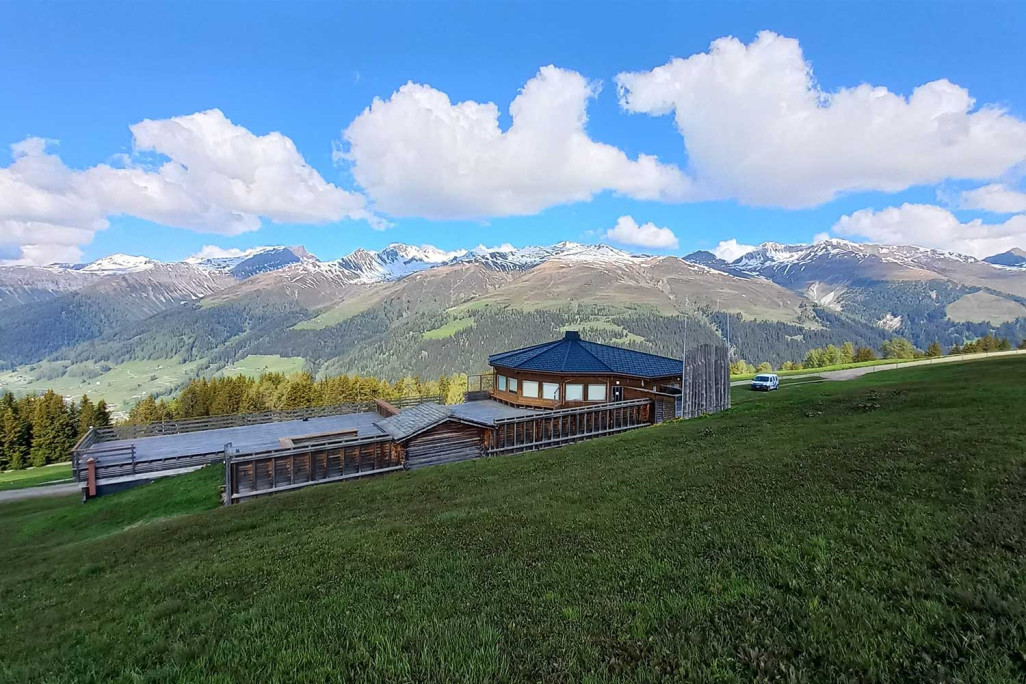 Davos GR, relevé du bâtiment Clavadeler Alp, HMQ AG