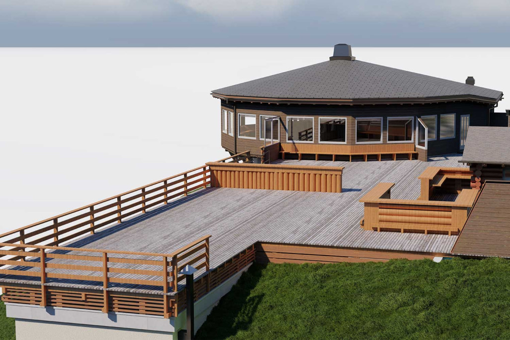 Davos GR, modèle 3D de l'alpage Clavadeler, HMQ AG