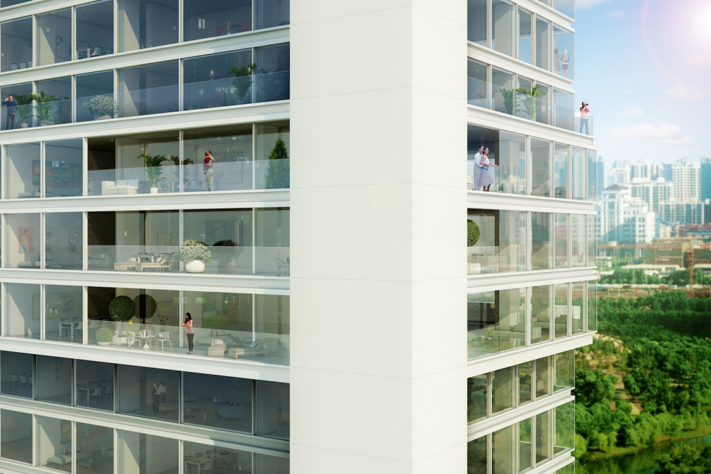 Shanghai Residential Towers, photographies de bâtiments