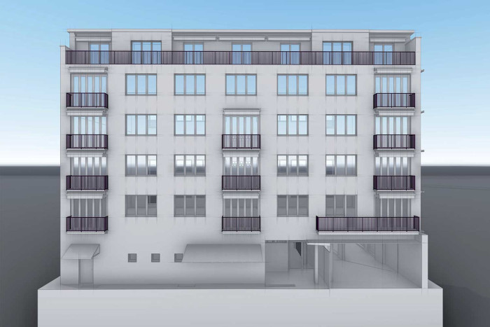 Immeuble résidentiel et commercial