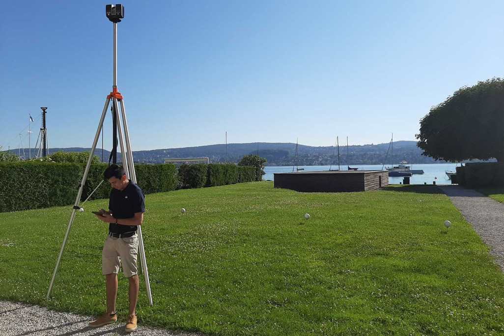 Zurich, relevé de bâtiment par balayage laser, Mirco Fornara, HMQ AG