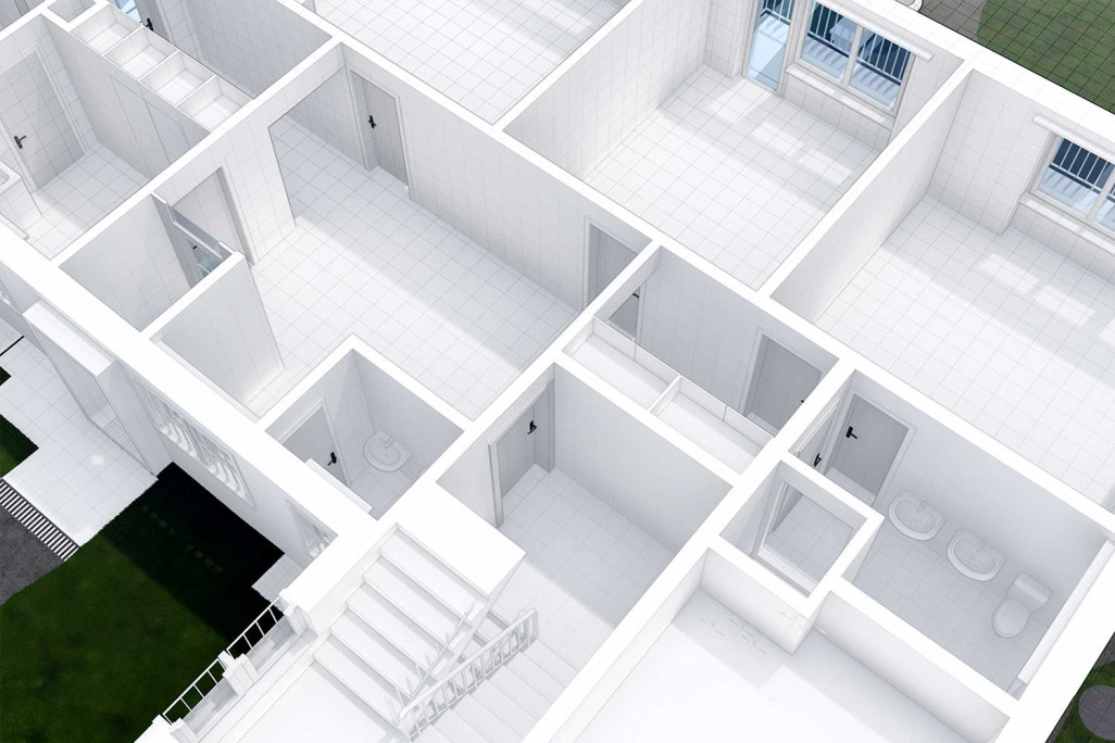Mesure du bâtiment, plan 3D, HMQ AG