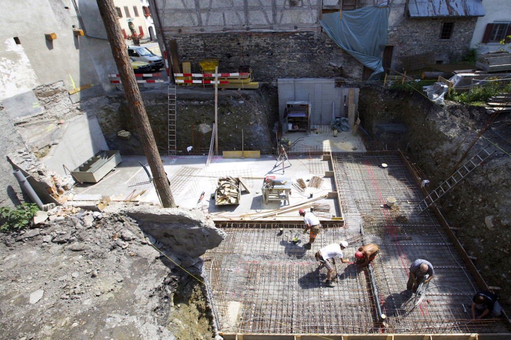 Valendas Engihuus, relevé du bâtiment HMQ AG