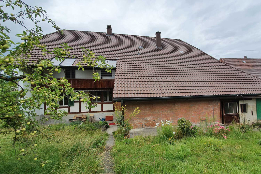 Gals BE, relevé d'un bâtiment agricole avec grange, HMQ AG