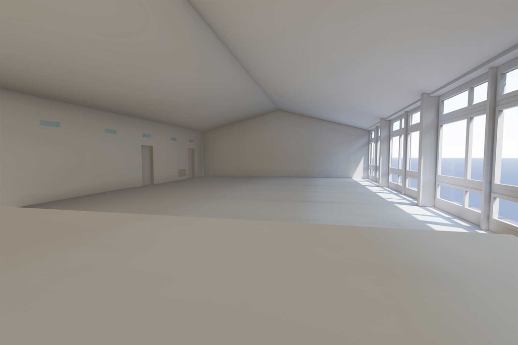 Relevé du bâtiment de la paroisse, salle 3D, HMQ AG