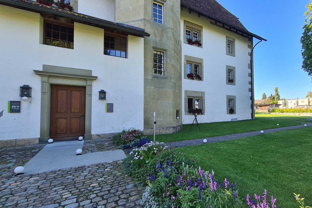 Château de Schwarzenburg, mesure du bâtiment à l'aide d'un scanner laser, HMQ AG