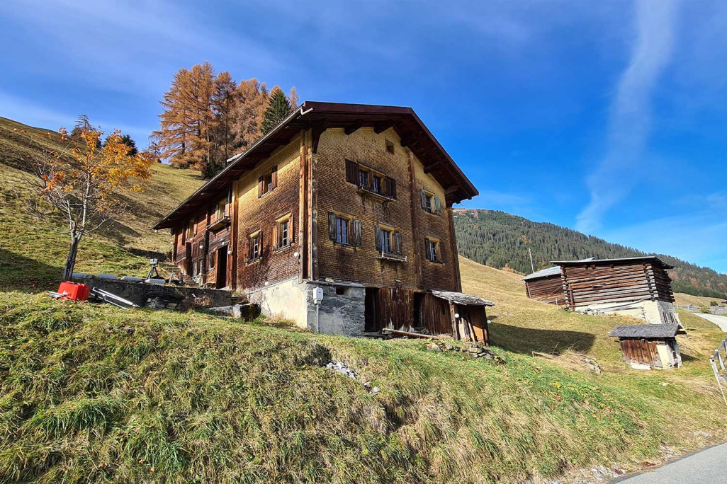 Safiental, mesure du bâtiment Walserhaus, HMQ AG