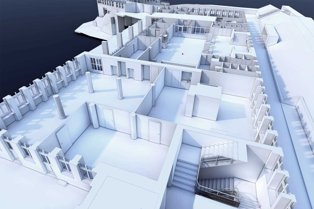 Zurich, maison paroissiale Rosengarten, plan 3D HMQ AG