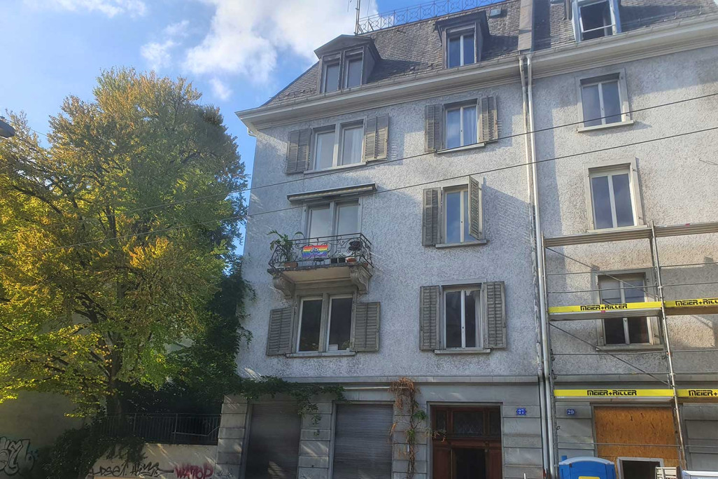 Zurich, relevé d'un immeuble collectif, HMQ AG