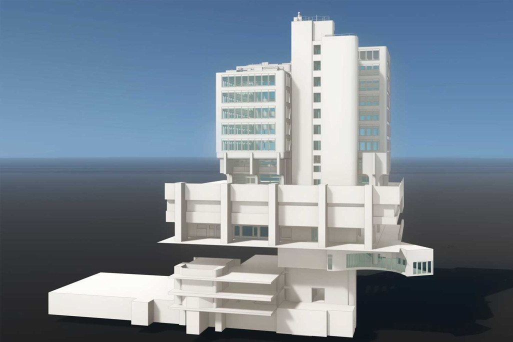 Brugg AG, centre commercial Neumarkt, 3D ArchiCAD, HMQ AG