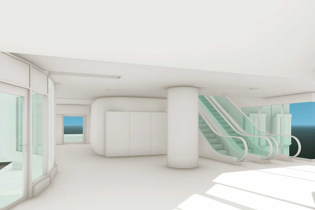 Brugg AG, centre commercial Neumarkt, mesure du bâtiment BIM intérieur, HMQ AG