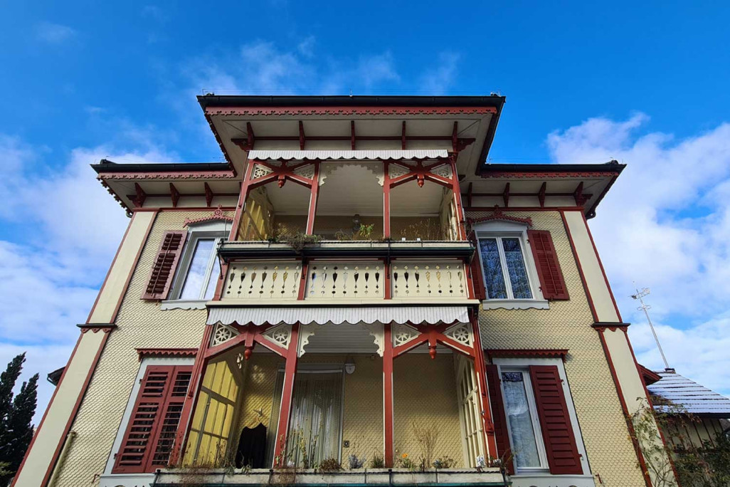 Baar ZG, relevé du bâtiment, vue de la façade, HMQ AG