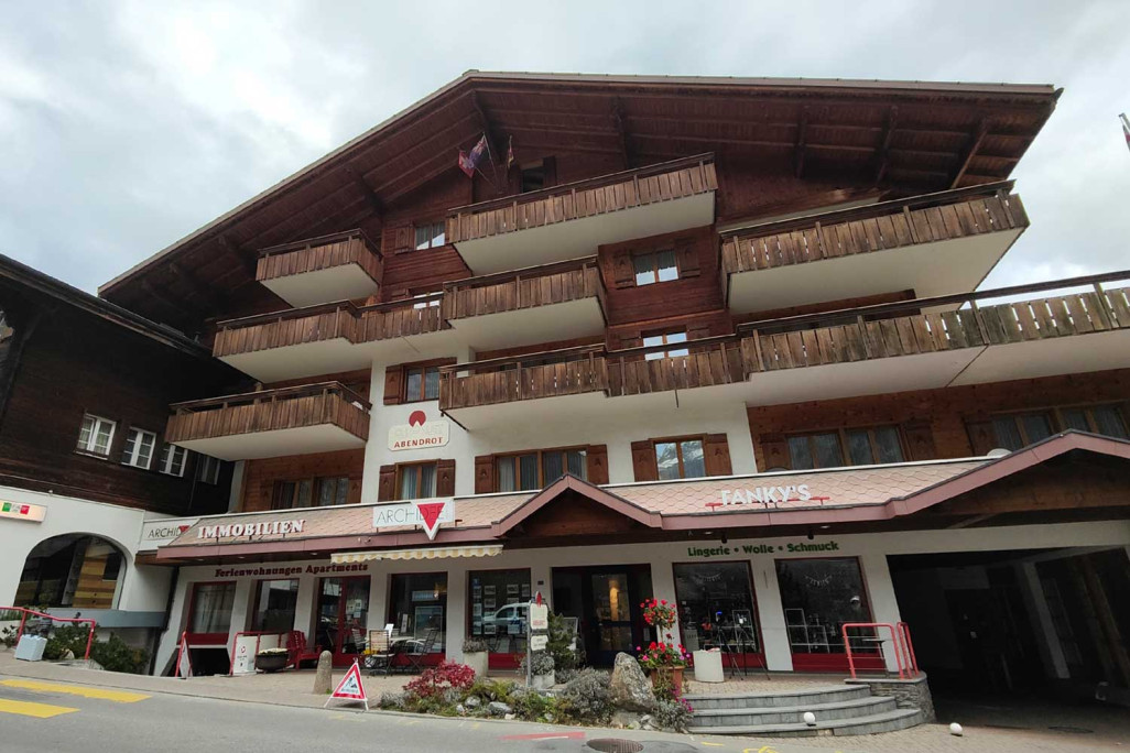 Grindelwald BE, mesure du bâtiment, chalet Abendrot, HMQ AG