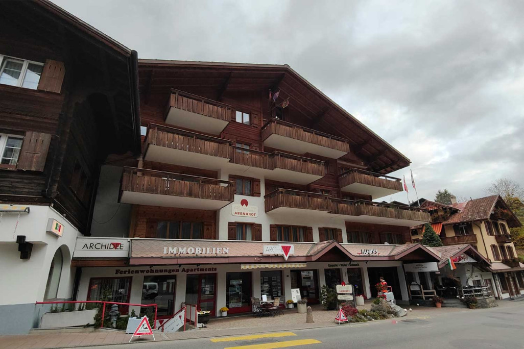 Grindelwald BE, relevé du bâtiment, chalet Abendrot, HMQ AG