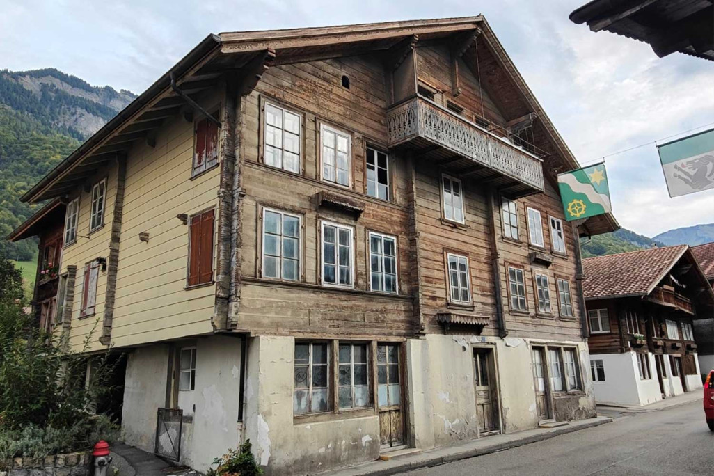 Brienz BE, relevé de bâtiment avec balayage laser 3D, HMQ AG