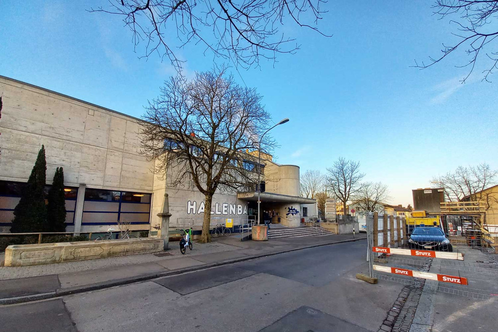 Relevé 3D du bâtiment de la piscine couverte d'Altstetten, HMQ AG