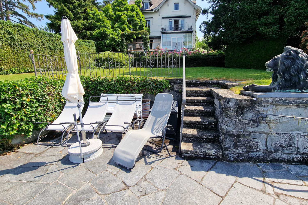 Plans de façade de la villa au bord du lac à Küsnacht, HMQ AG