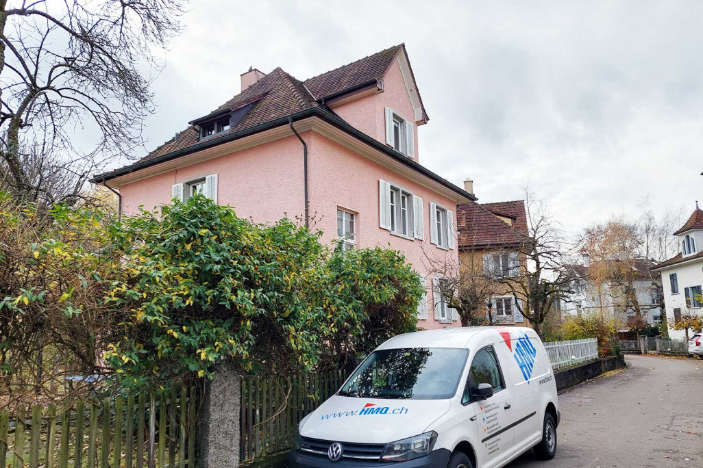 Données de planification 2D d'une maison individuelle à Schaffhouse, HMQ AG