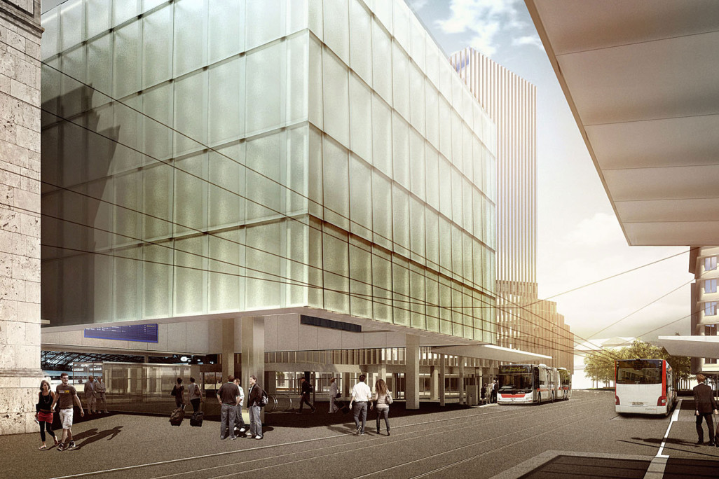 Réaménagement prévu de la gare de Saint-Gall