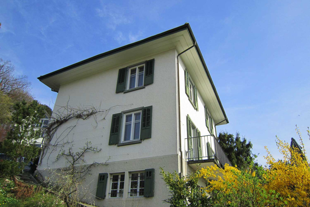 Relevé d'un bâtiment : maison individuelle à Stäfa