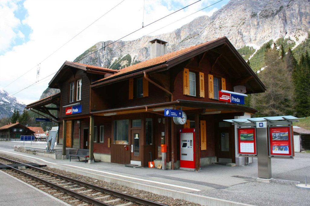 Gare RhB de Preda