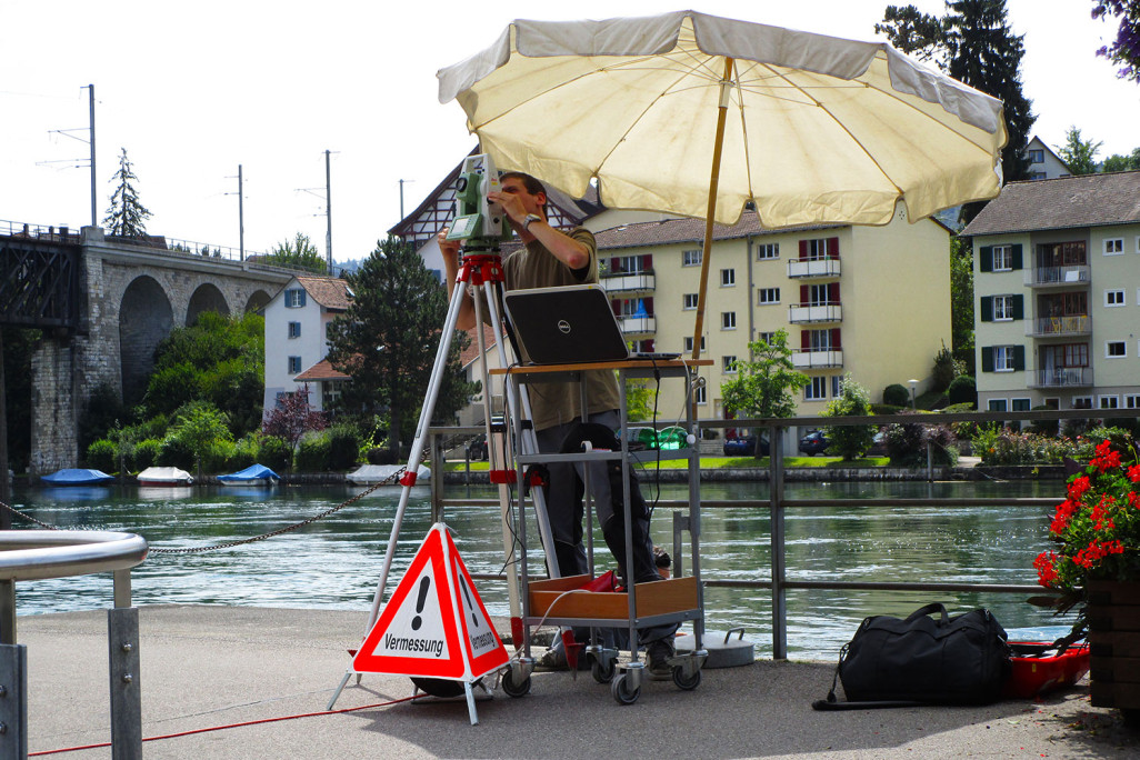 Mesure du bâtiment Rheinhotel Fischereizunft, Schaffhouse