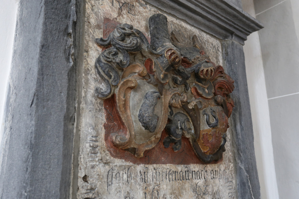 Photogrammétrie des armoiries de l'église de Scharans