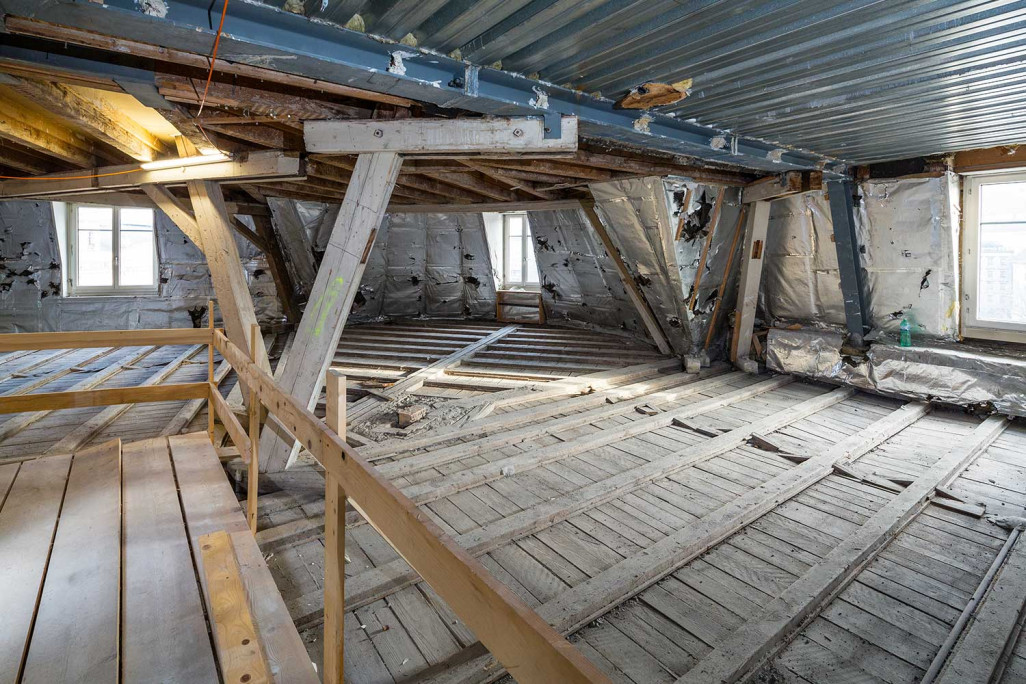 Relevé intérieur du bâtiment, HMQ AG