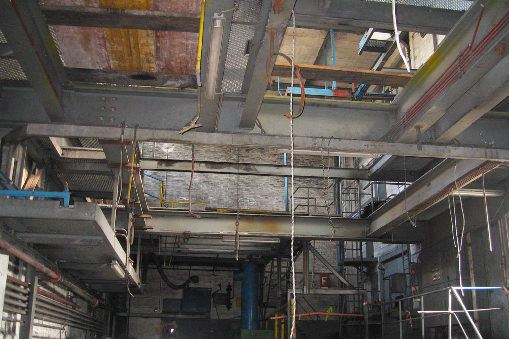 Relevé de bâtiment Bâtiment industriel intérieur