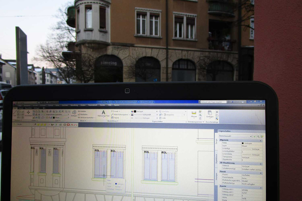 Mesure du bâtiment Maison d'habitation Saint-Gall