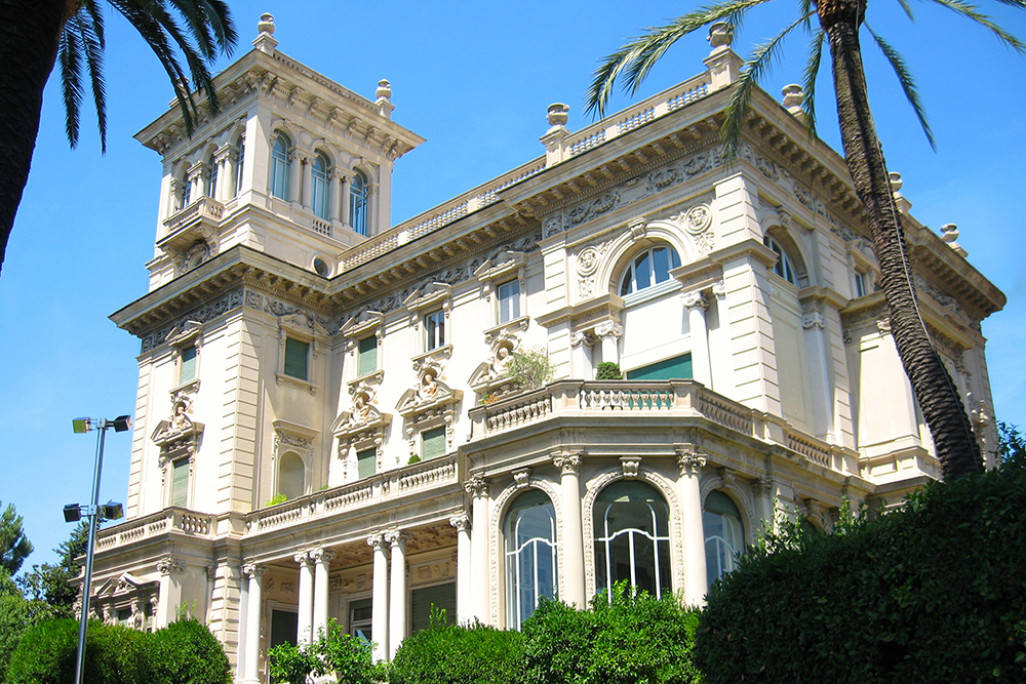 Mesure du bâtiment de la Villa Maraini, Rome IT, relevé du bâtiment HMQ