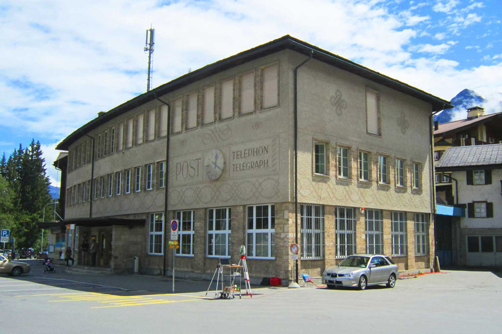 Relevé du bâtiment HMQ AG, Poste Arosa