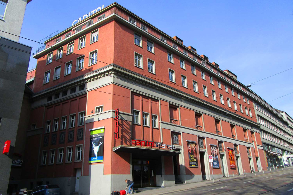 Relevé du bâtiment du cinéma Capitol, Zurich, HMQ AG