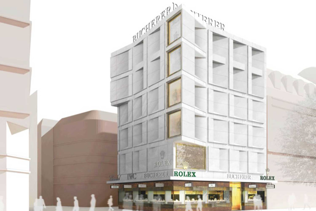 Visualisation Bucherer, mesure architecturale, HMQ AG