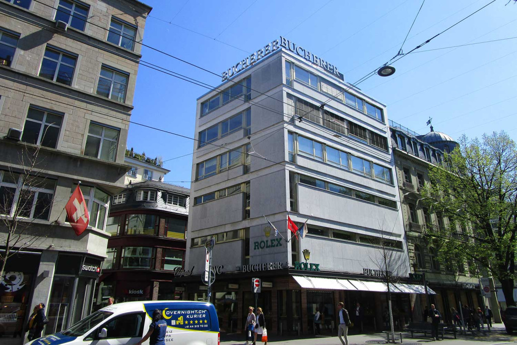 Zurich Bucherer, relevé du bâtiment, HMQ AG