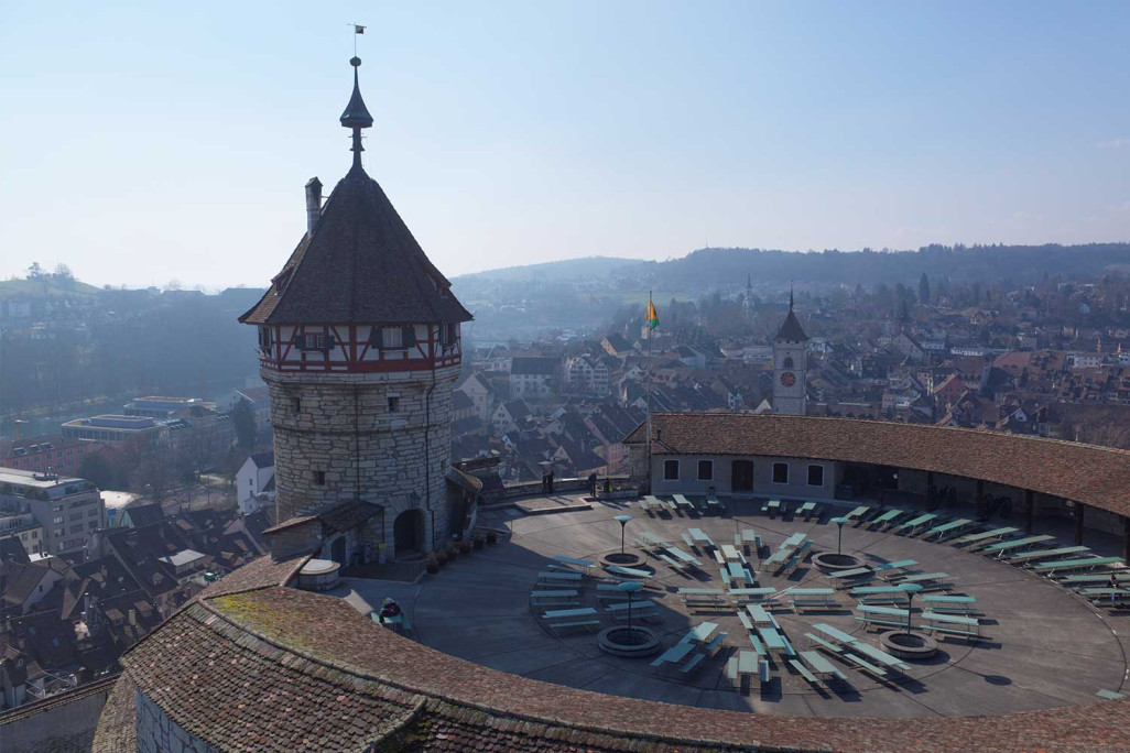 Munot à Schaffhouse, relevé du bâtiment, HMQ AG