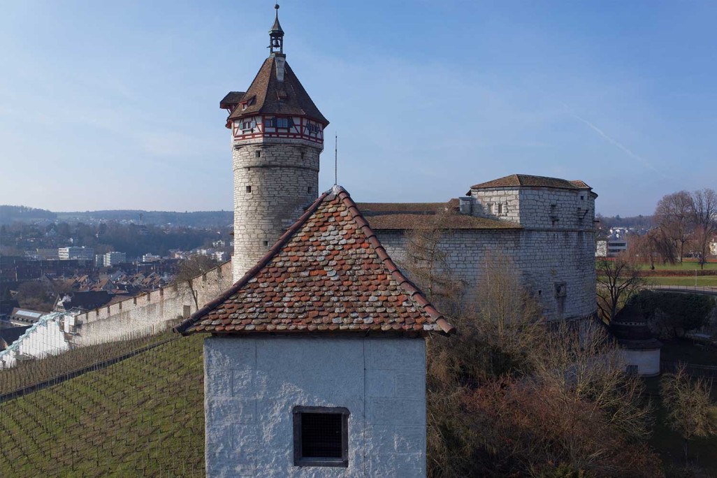 Munot à Schaffhouse, relevé du bâtiment, HMQ AG