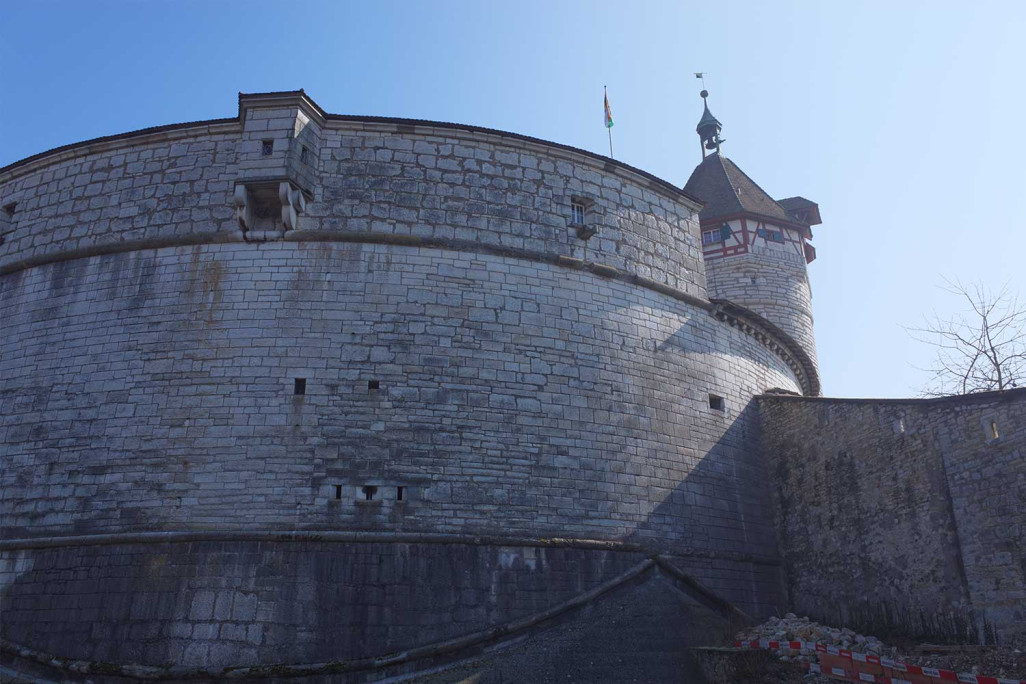 Munot à Schaffhouse, mesure du bâtiment, HMQ AG