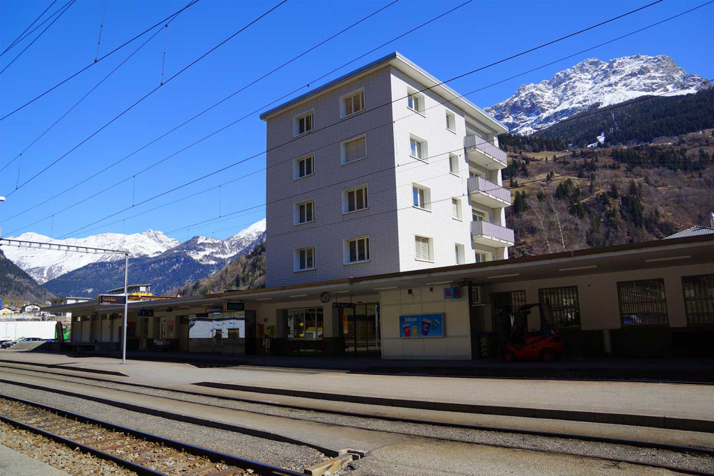 Gare RhB de Poschiavo, mesure du bâtiment, HMQ AG