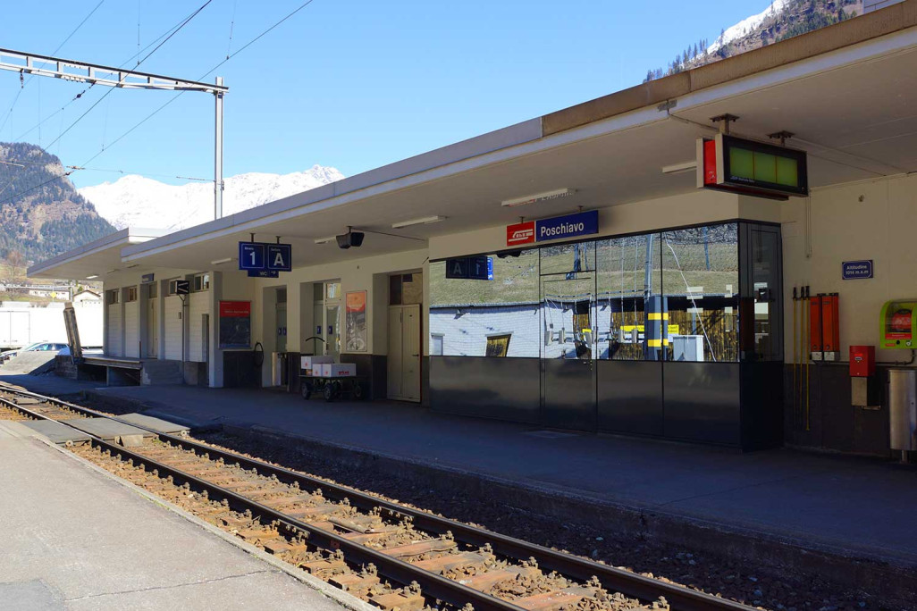 Gare RhB de Poschiavo, mensuration, HMQ AG